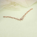 Load image into Gallery viewer, 9K Rose Gold Bracelet with CZ Stones
