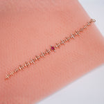 Load image into Gallery viewer, 9K Rose Gold Bracelet with Multicolour Stones
