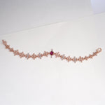 Load image into Gallery viewer, 9K Rose Gold Bracelet with Multicolour Stones
