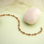 Load image into Gallery viewer, 9K Rose Gold Bracelet with CZ Stones
