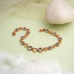 Load image into Gallery viewer, 9K Rose Gold Bracelet with CZ Stones
