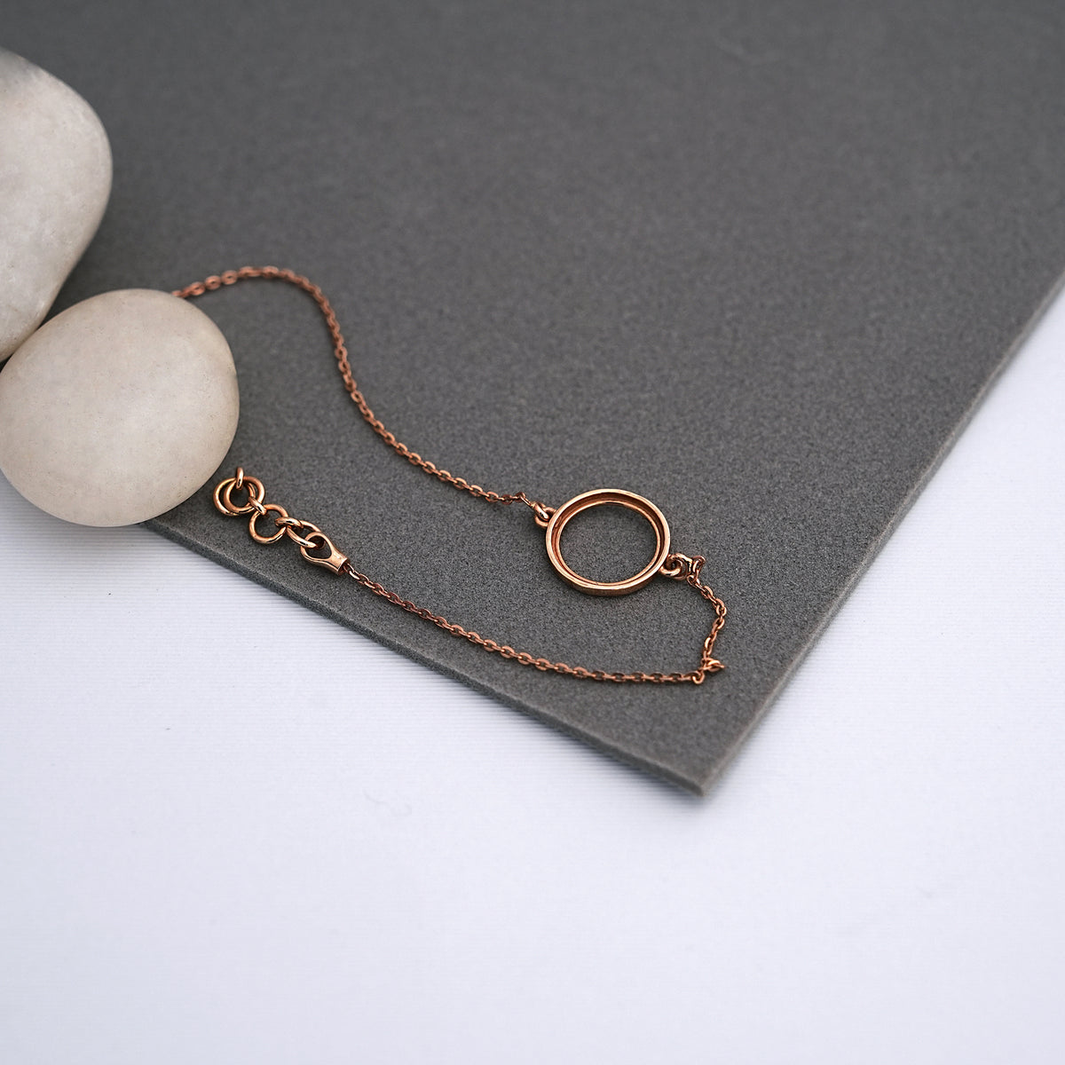 9k rose gold bracelet