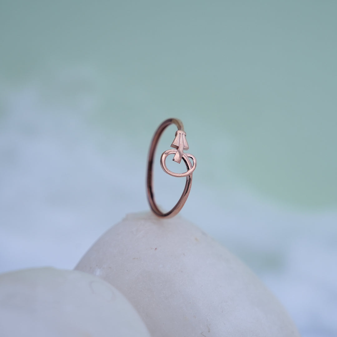 9K Rose Gold Ring