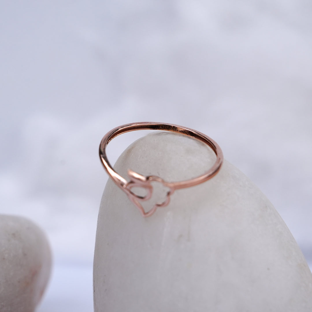 9K Rose Gold Ring