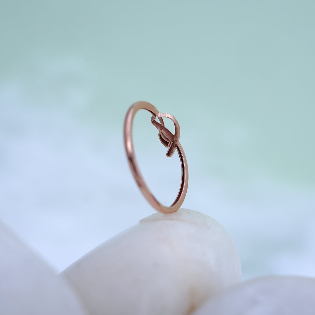 9K Rose Gold Ring