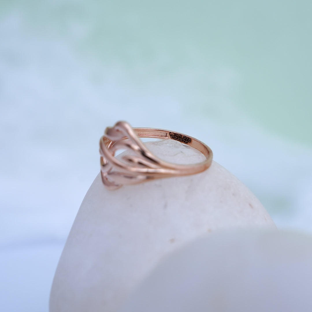 9K Rose Gold Ring