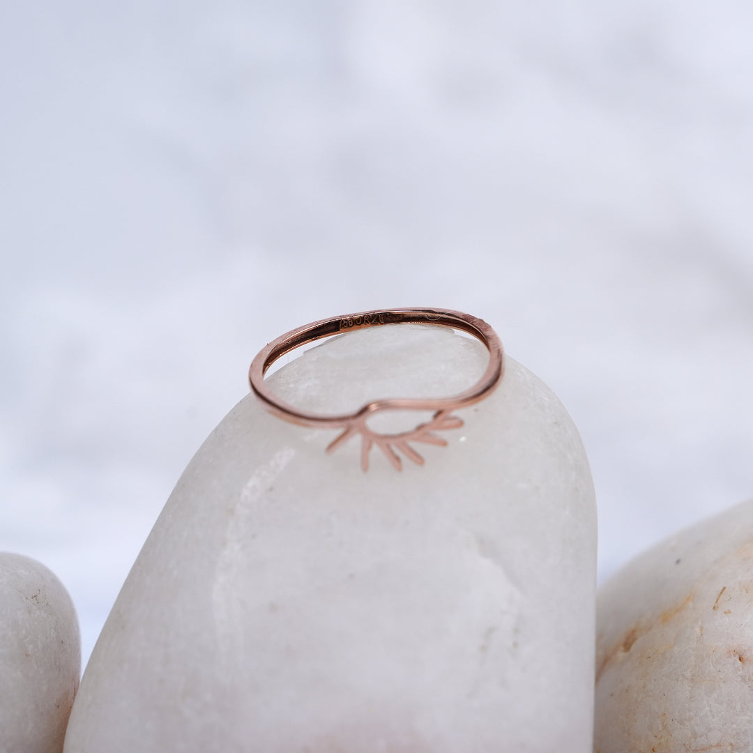 9K Rose Gold Ring