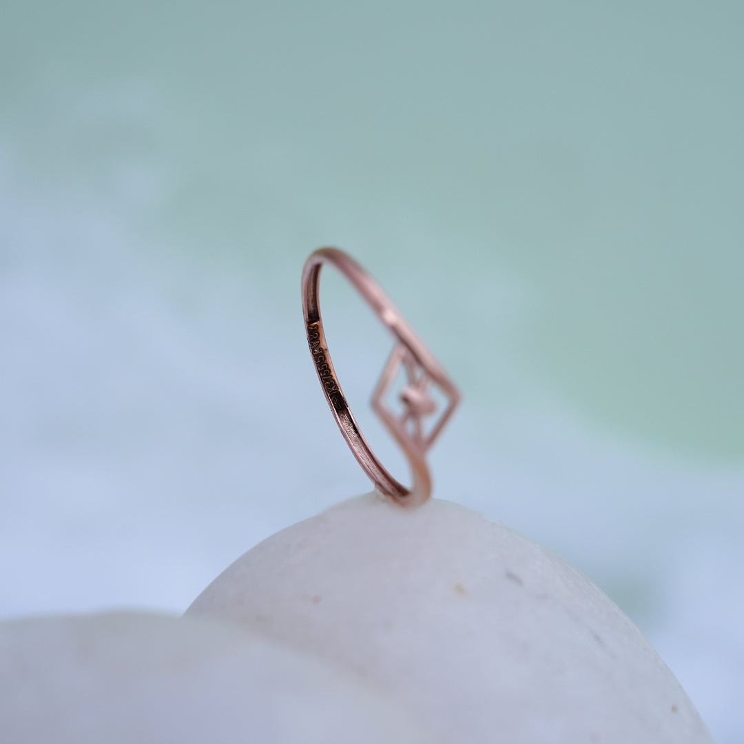 9K Rose Gold Ring