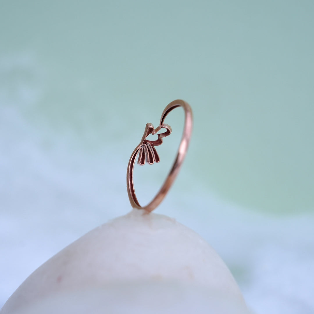 9K Rose Gold Ring
