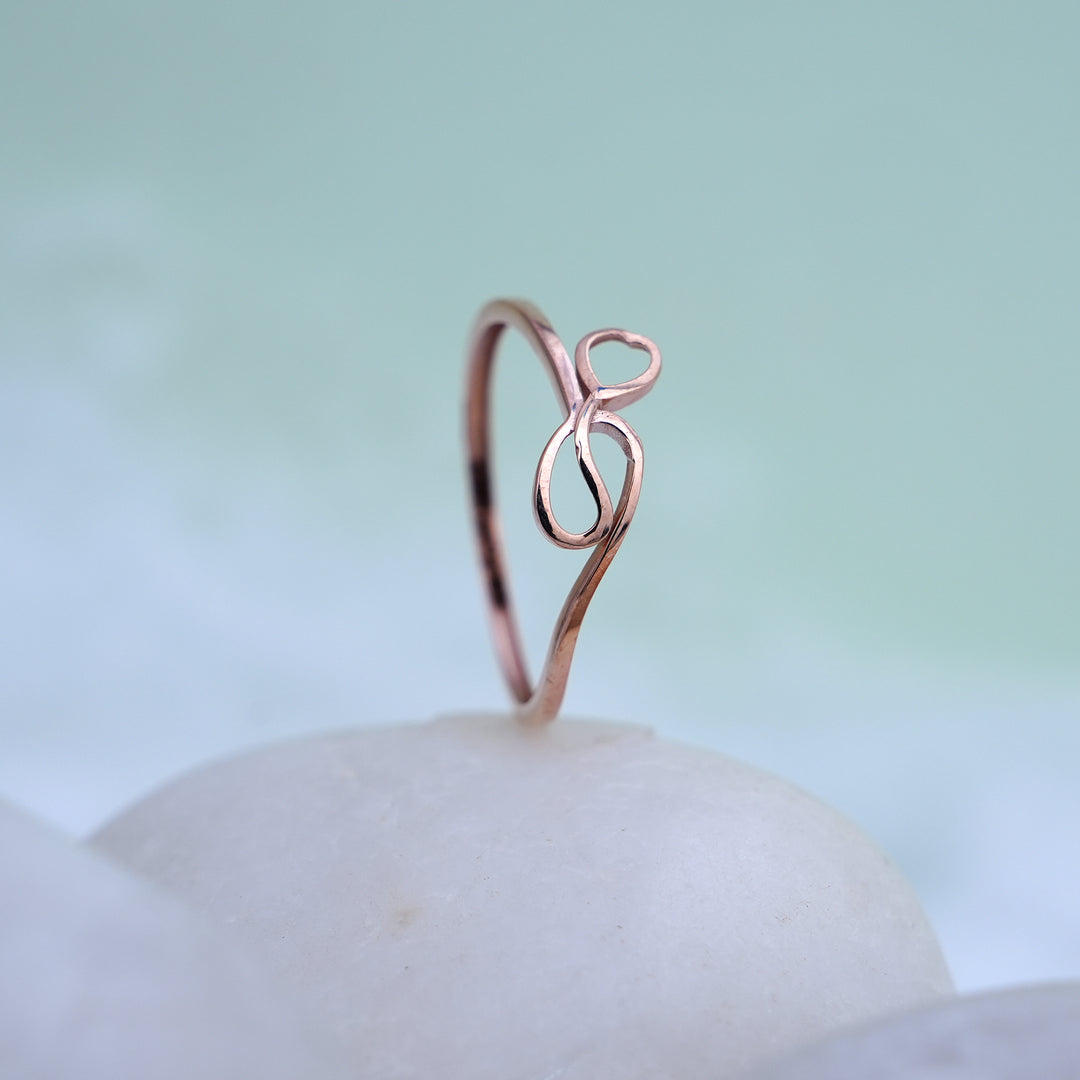 9K Rose Gold Ring