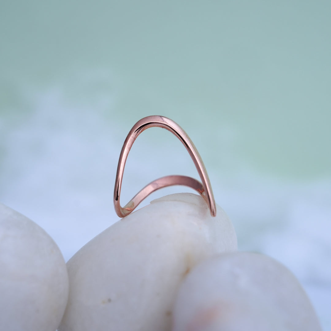 9K Rose Gold Vanky Ring