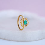 Load image into Gallery viewer, 9K Gold Ring with Colour Stone

