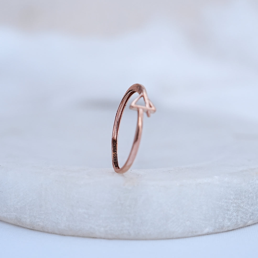 9K Rose Gold Ring