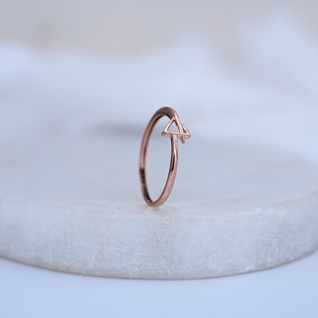9K Rose Gold Ring