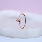 Load image into Gallery viewer, 9K Rose Gold Leaf Ring
