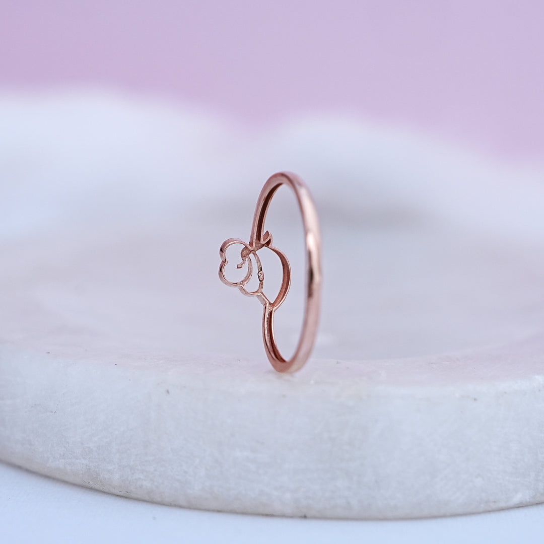 9K Rose Gold Ring