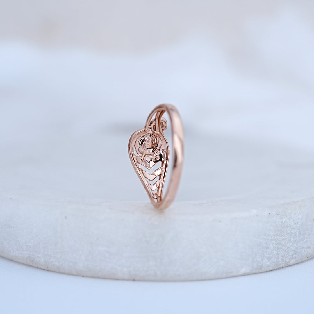 9K Rose Gold Ring