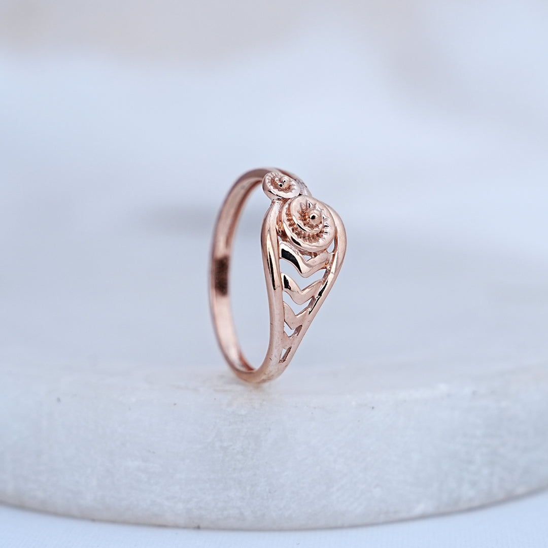 9K Rose Gold Ring