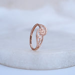 Load image into Gallery viewer, 9K Rose Gold Floral Ring
