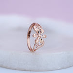 Load image into Gallery viewer, 9K Rose Gold Floral Ring
