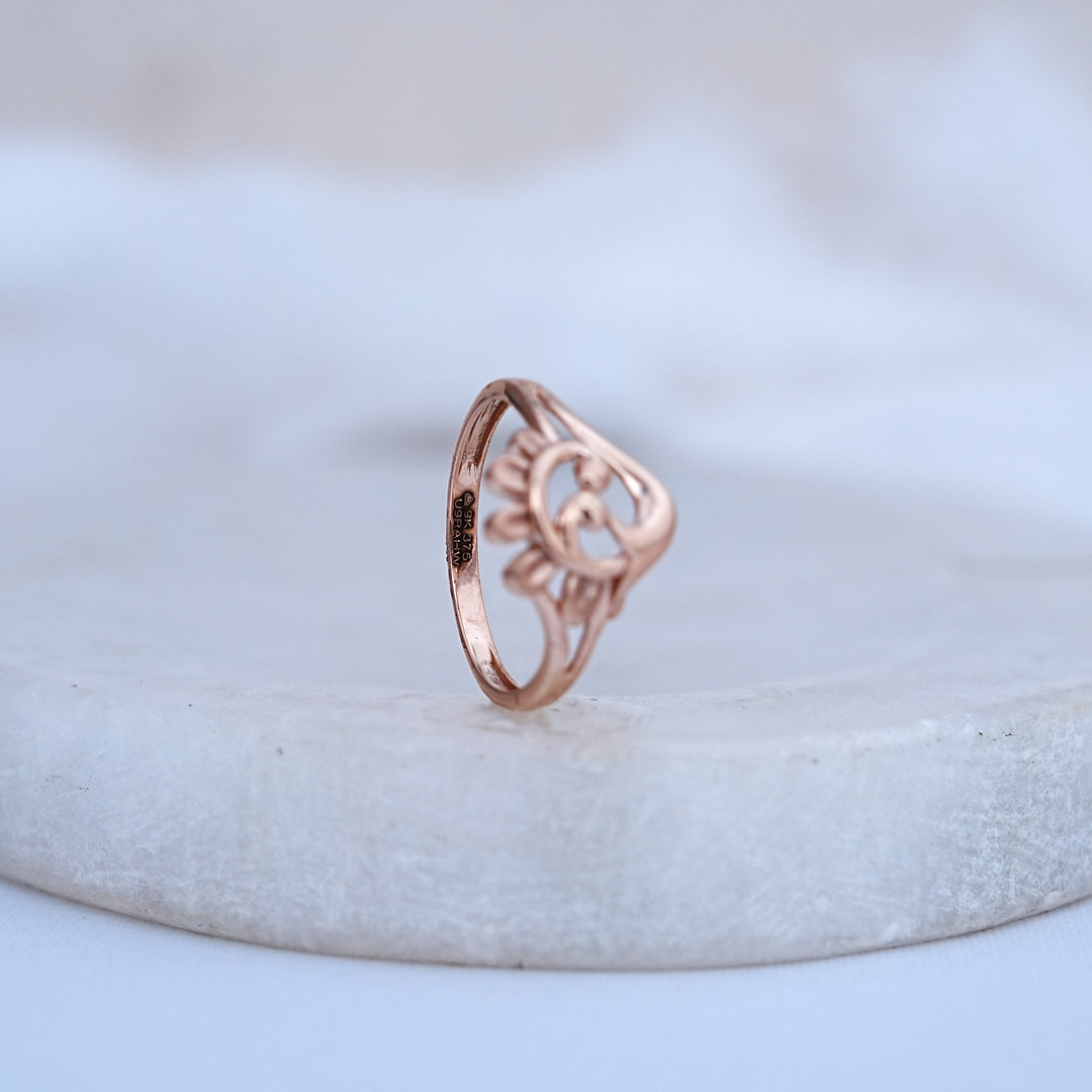 9K Rose Gold Ring
