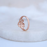 Load image into Gallery viewer, 9K Rose Gold Leaf Ring
