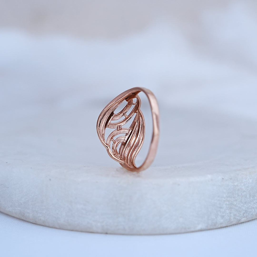 9K Rose Gold Ring