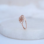 Load image into Gallery viewer, 9K Rose Gold Floral Ring
