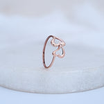 Load image into Gallery viewer, 9K Rose Gold Heart Ring
