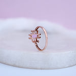 Load image into Gallery viewer, 9K Rose Gold Ring with Colour Stone
