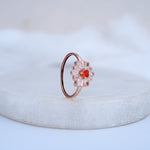 Load image into Gallery viewer, 9K Rose Gold Ring with Colour Stone
