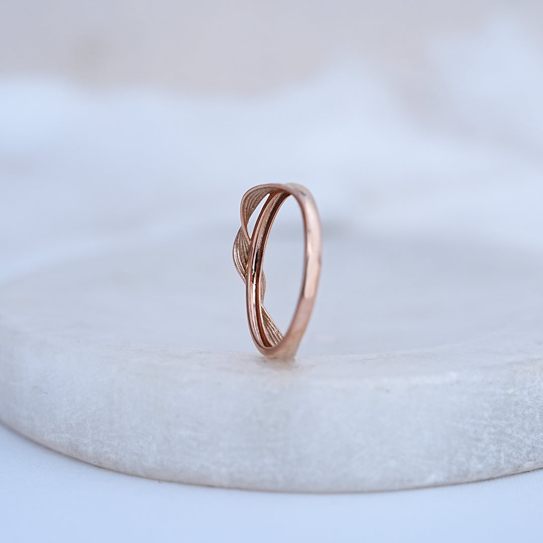 9K Rose Gold Ring