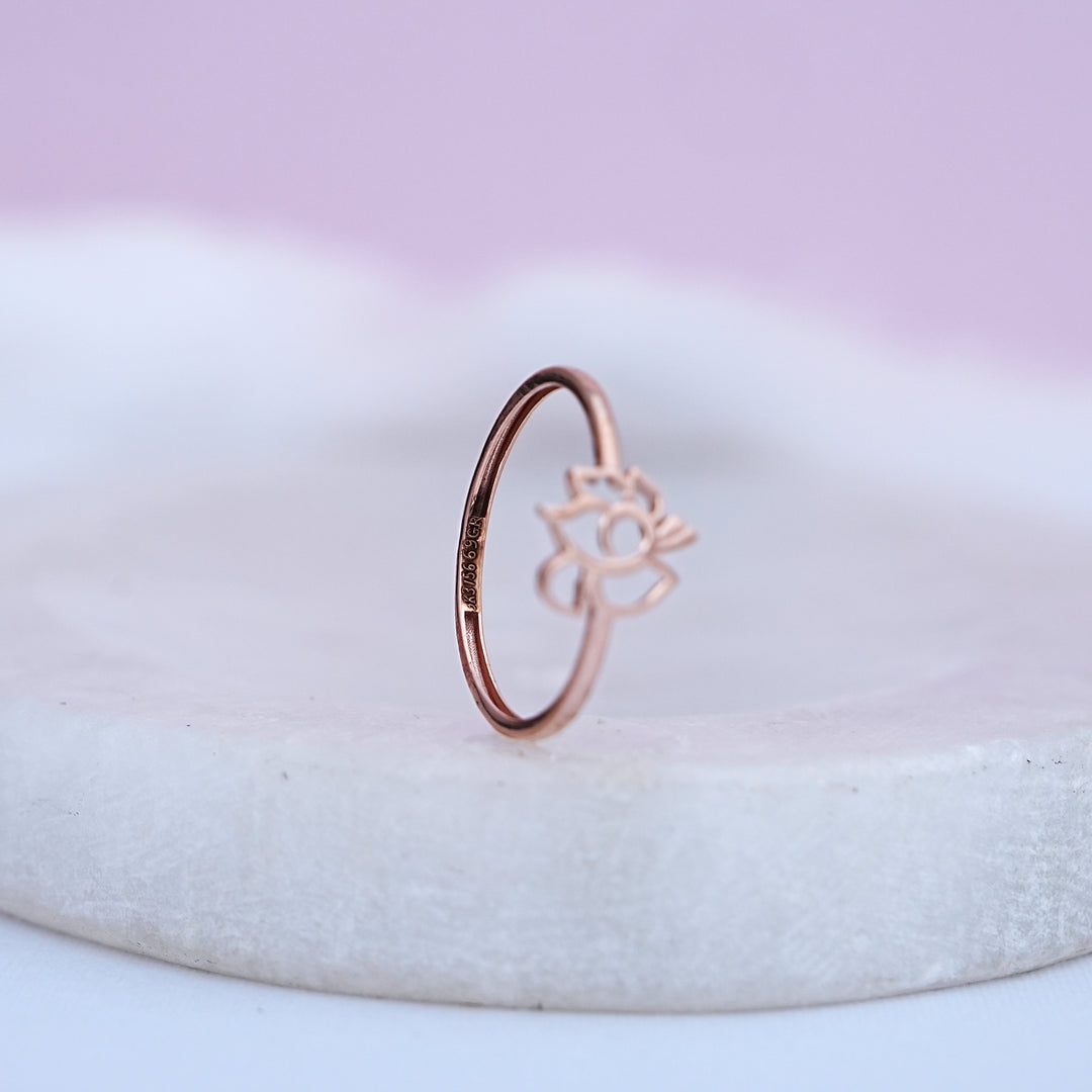 9K Rose Gold Ring