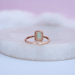 Load image into Gallery viewer, 9K Rose Gold Ring with Multicolour Stones
