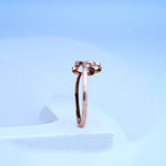 Load image into Gallery viewer, 14K Rose Gold Floral Ring
