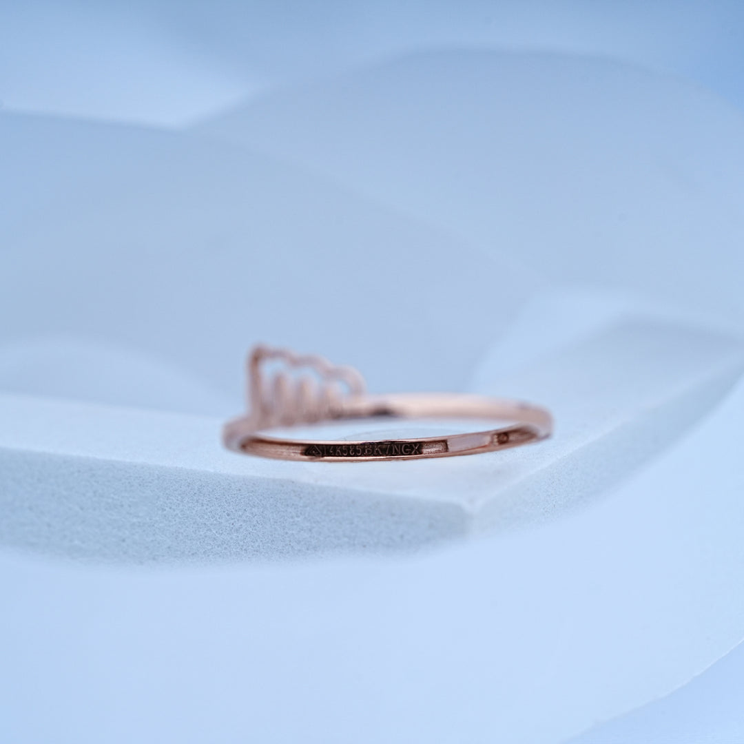 14K Rose Gold Ring