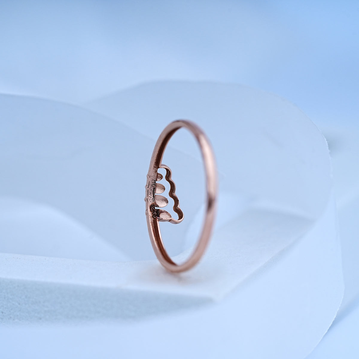 14k rose gold ring