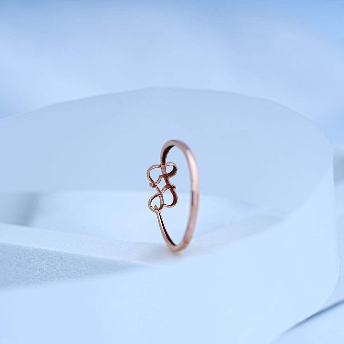 14k rose gold ring