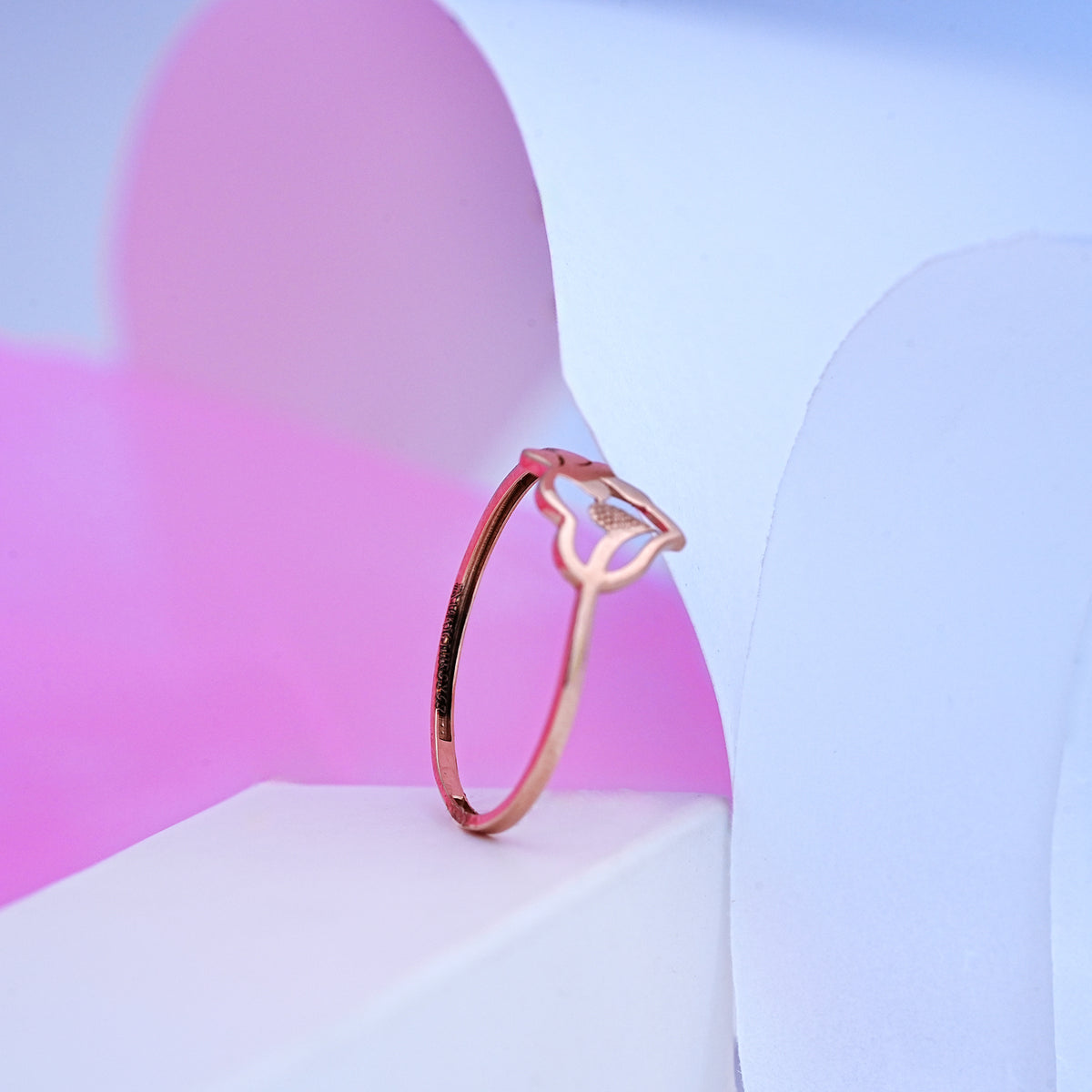 14k rose gold ring