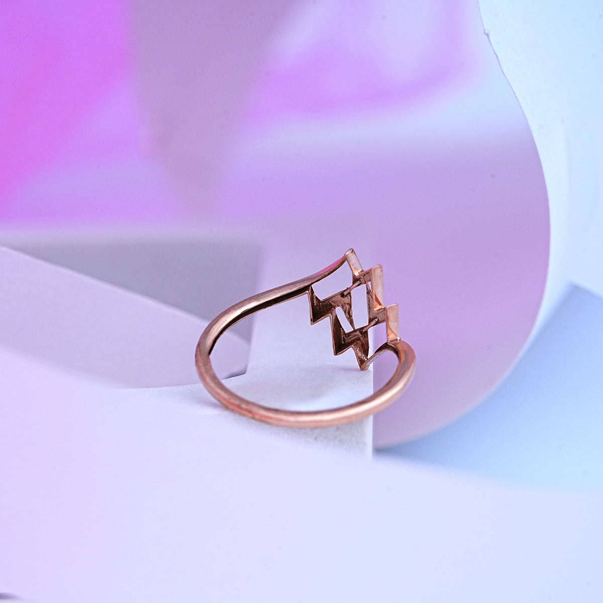 14k rose gold ring