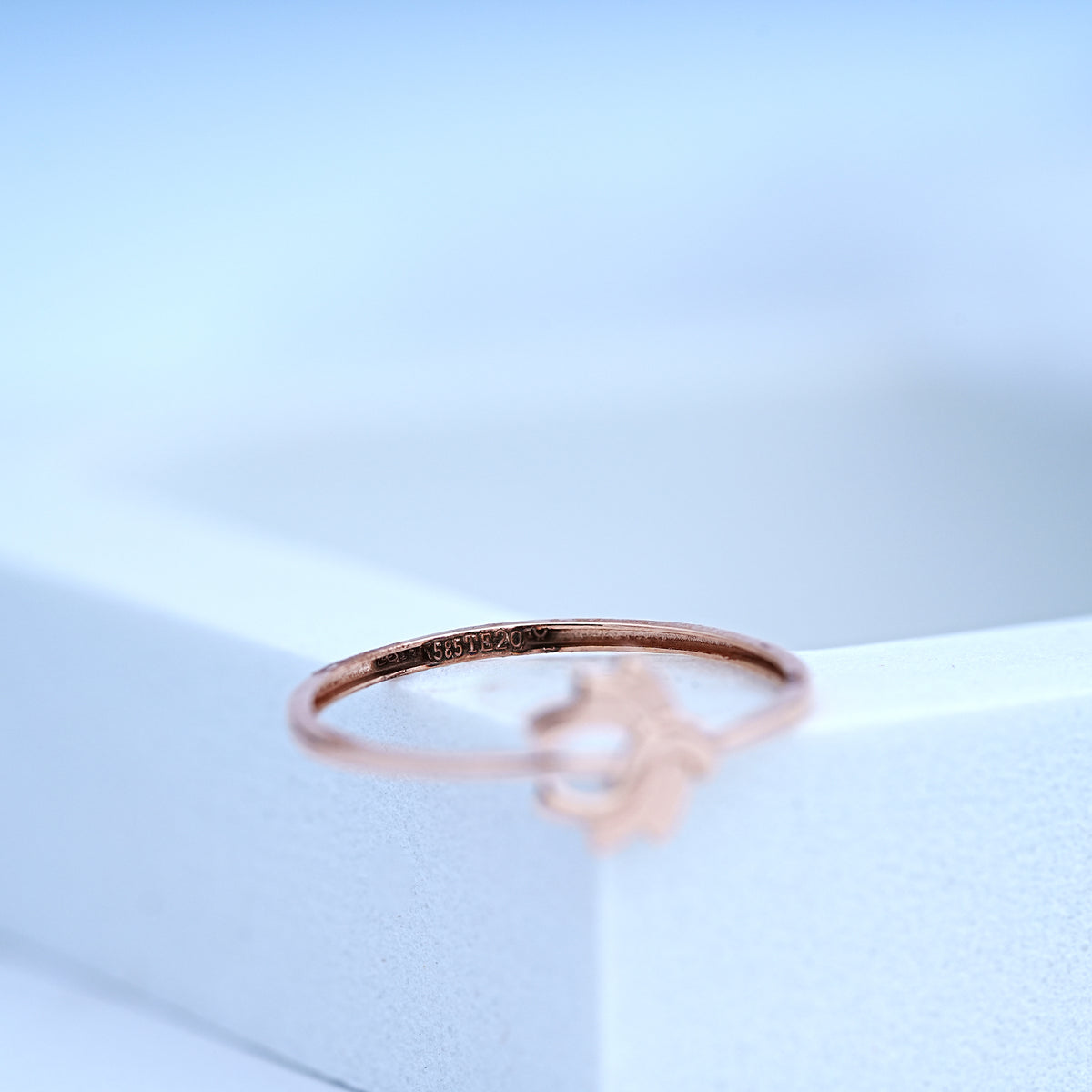 14k rose gold ring