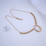 Load image into Gallery viewer, 18K Gold Necklace for Office Wear
