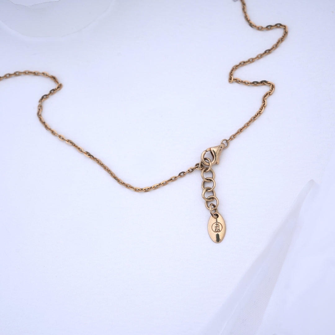 18K Gold Necklace for Office Wear