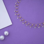 Load image into Gallery viewer, 18K Gold Necklace with CZ Stones
