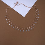 Load image into Gallery viewer, 18K Gold Necklace with CZ Stones
