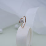 Load image into Gallery viewer, 18K Gold Ring with CZ Stones
