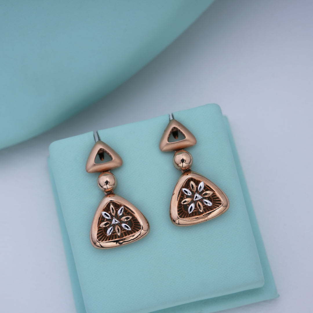 18K Gold Drop Earrings