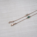 Load image into Gallery viewer, 18K Gold Anklet with Multicolour Stones
