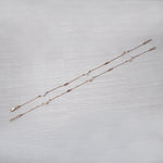 Load image into Gallery viewer, 18K Gold Anklet with Multicolour Stones
