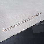 Load image into Gallery viewer, 18K Gold Anklet with Multicolour Stones
